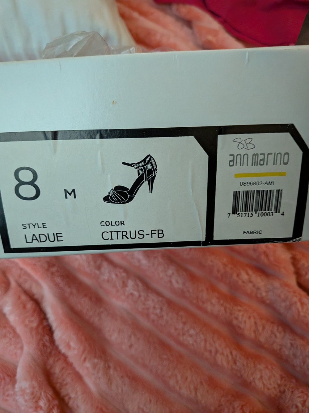 ann marino Ladue Women’s Citrus Fabric Heeled Sandals